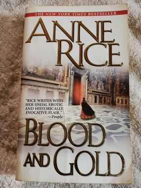 📚4 For $20 - Anne Rice - Blood and Gold Paperback (White & Gold)